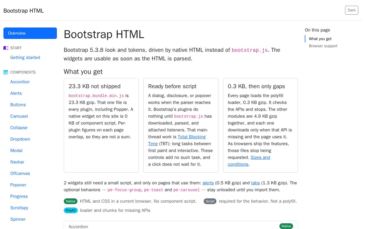 Preview of Bootstrap Html