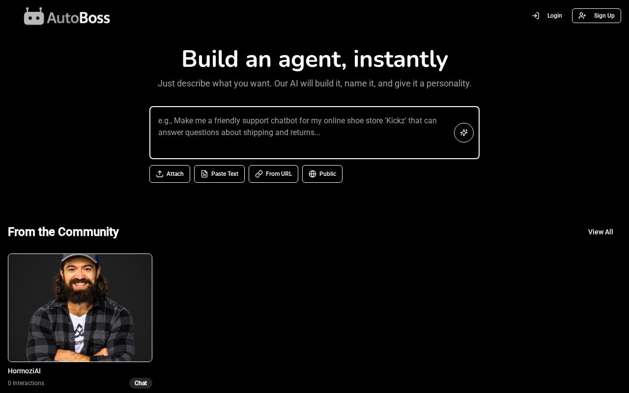 Preview of AutoBoss: Build Your AI Agency in Minutes