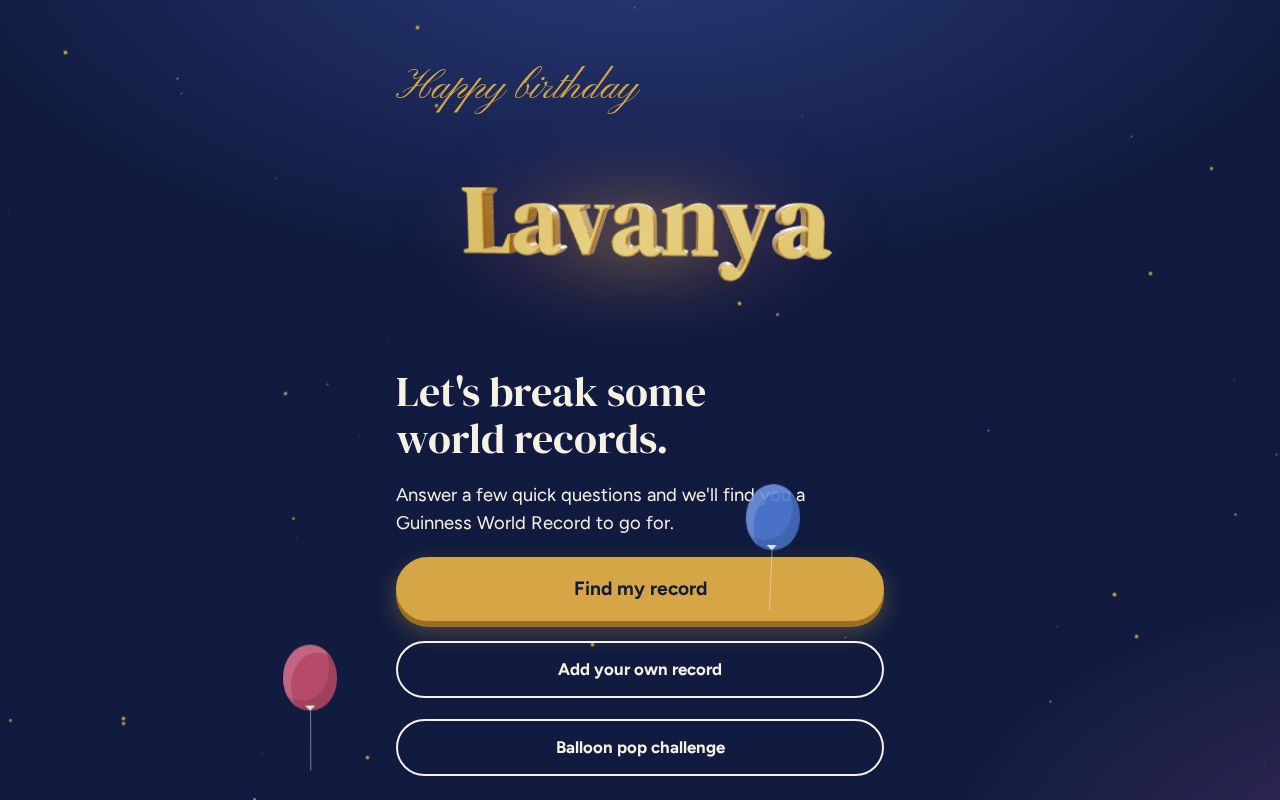 Preview of Lavanya Record Day