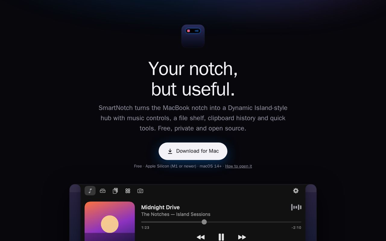 Preview of SmartNotch