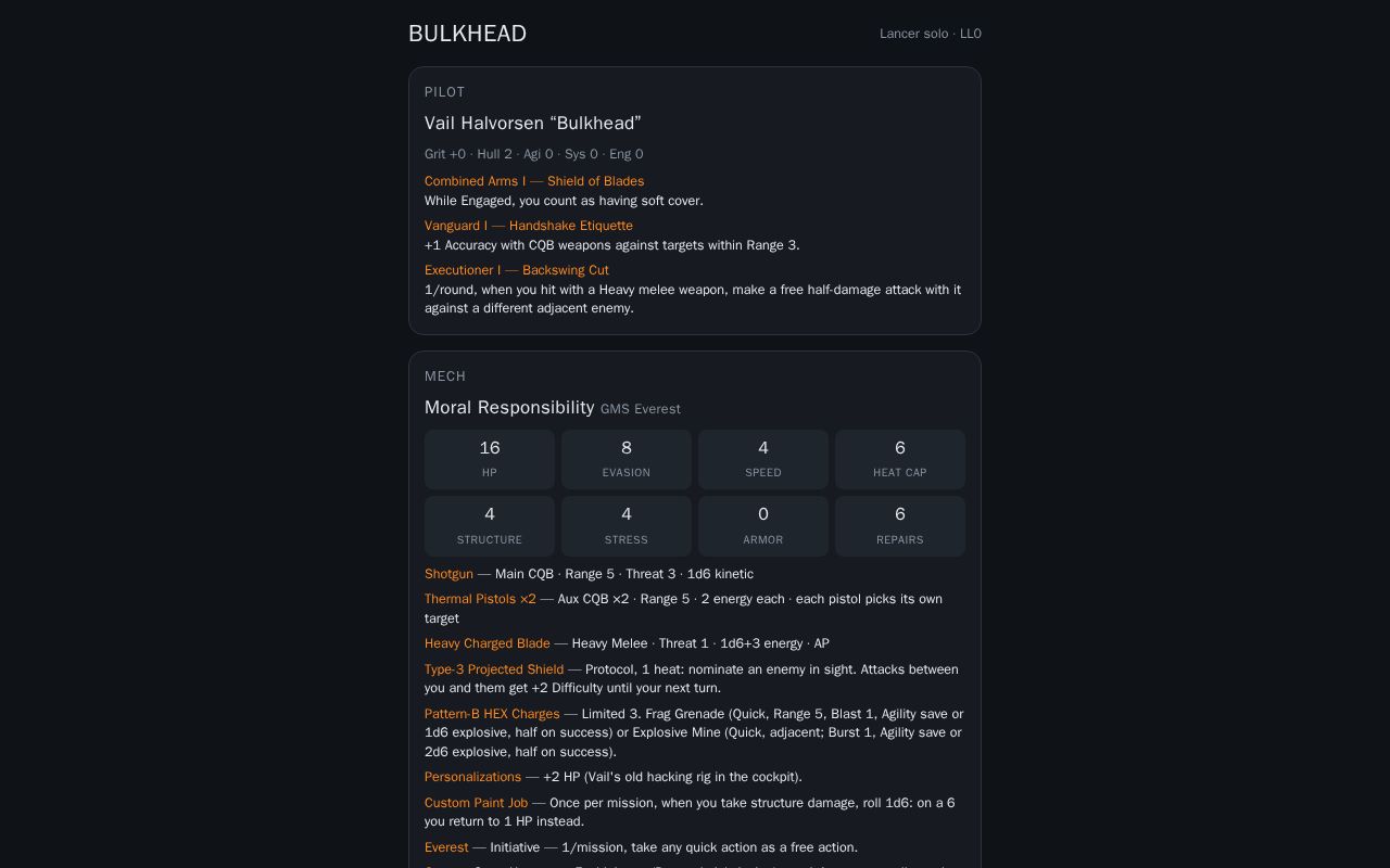 Preview of Lancerweb