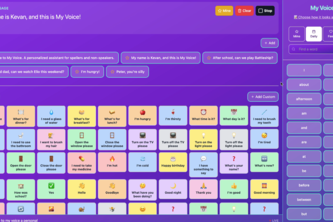 Preview of My Voice - For non-speakers to find their voice.