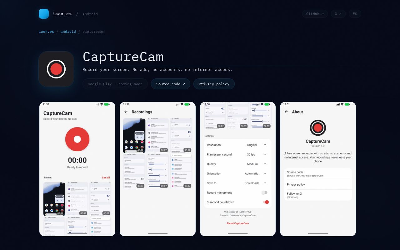 Preview of CaptureCam