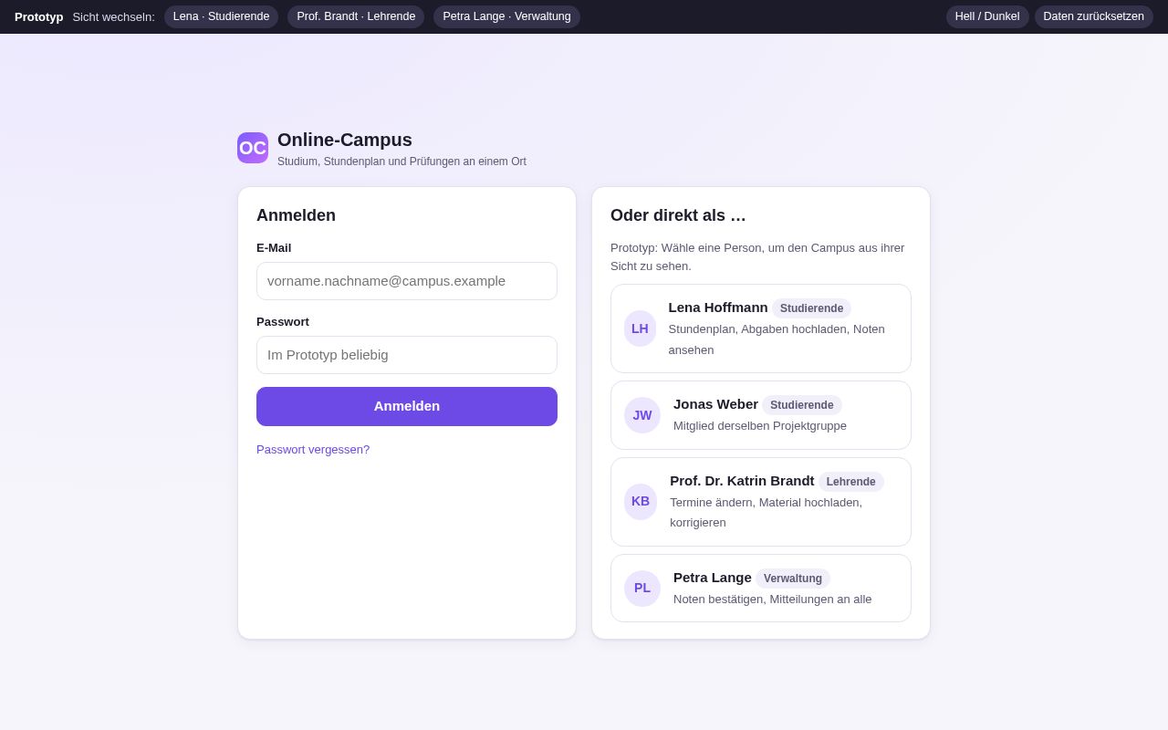 Preview of Online Campus