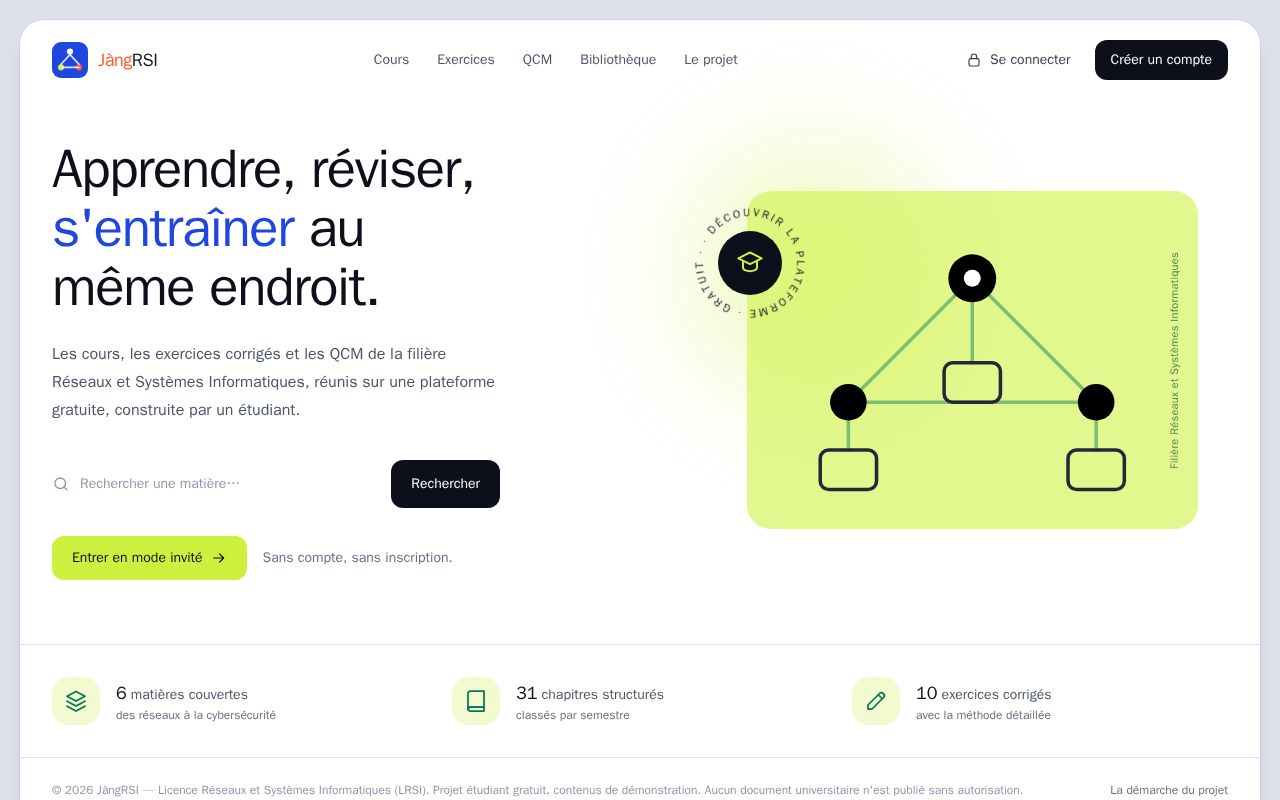 Preview of Plateforme Lrsi