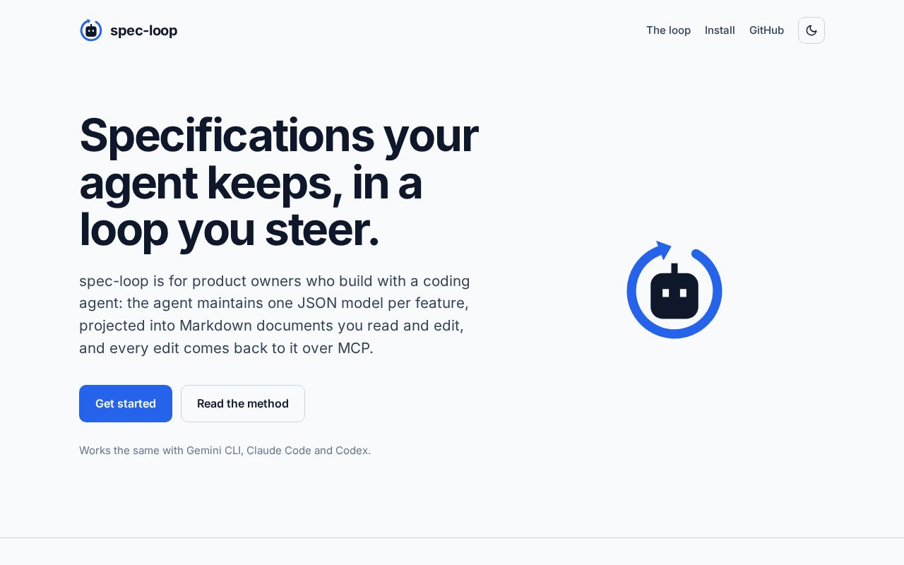Preview of Spec Loop