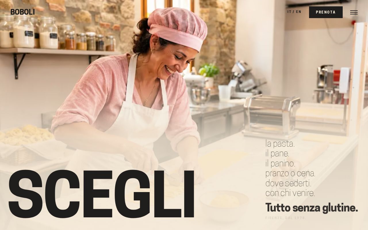 Preview of Boboli Website