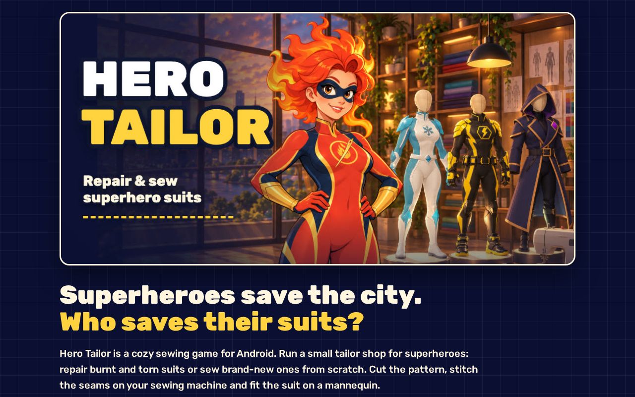 Preview of Hero Tailor