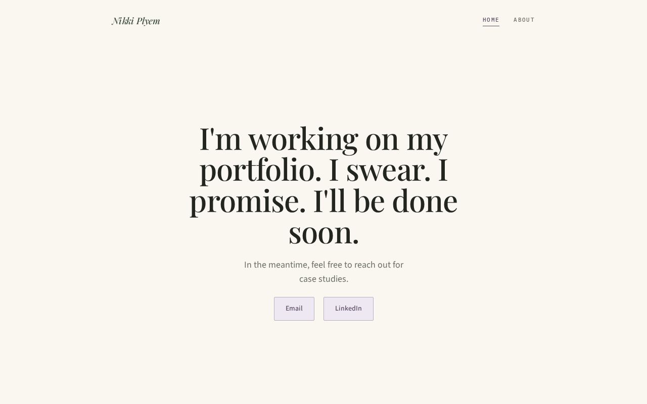 Preview of Personal portfolio site