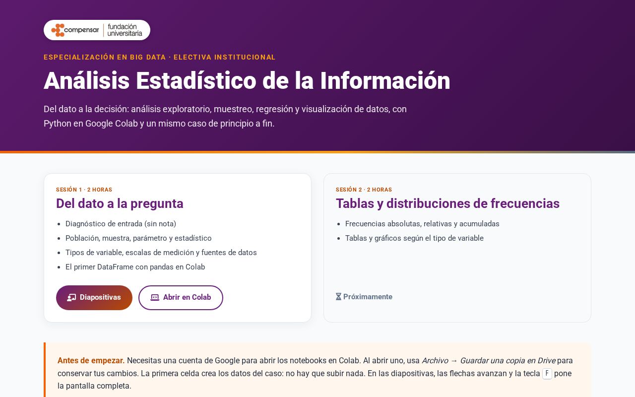 Preview of Análisis Estadístico de la Información