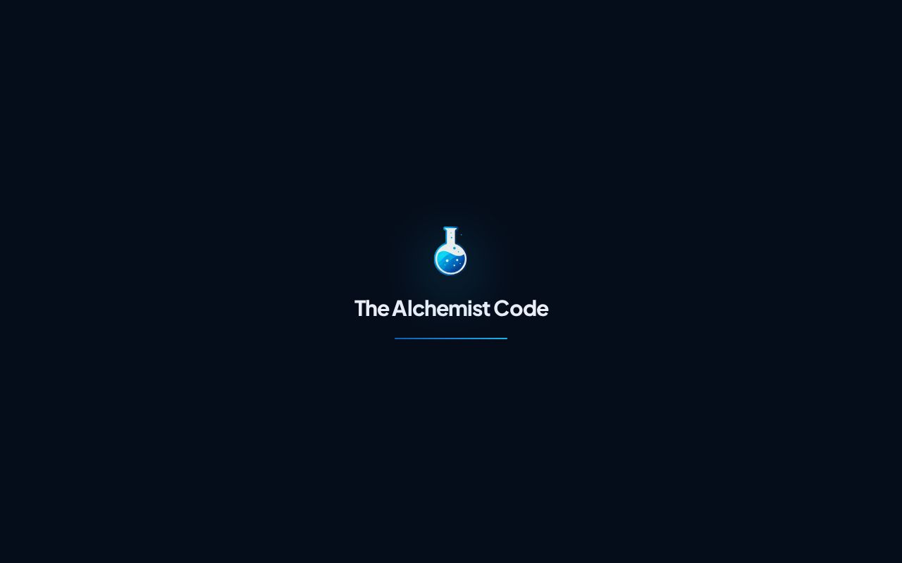 Preview of Thealchemistcode Website