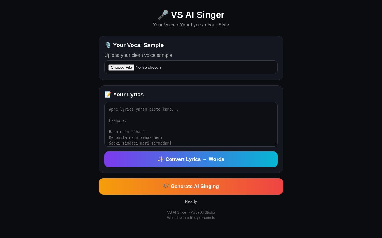 Preview of Vs Ai Singer 5
