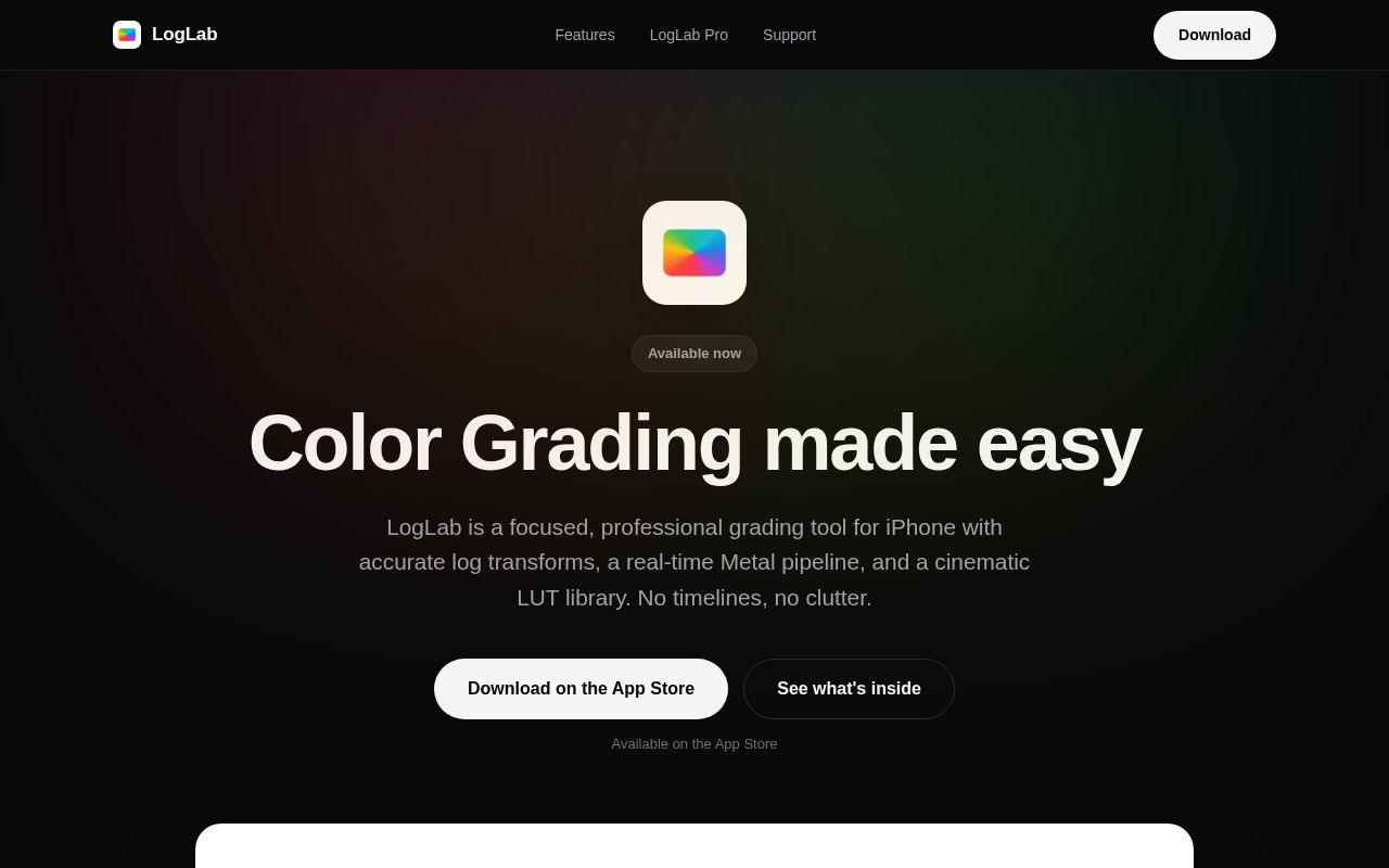 Preview of Loglab Website
