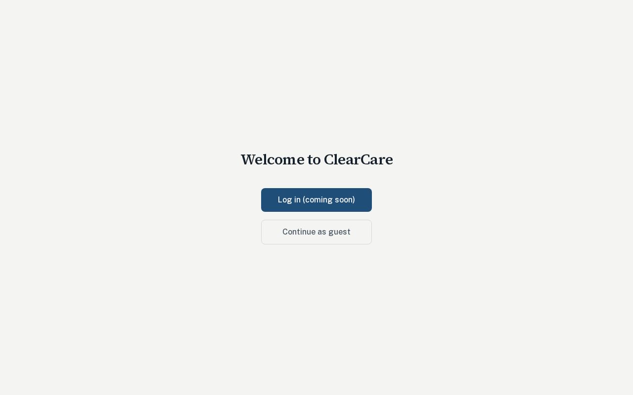 Preview of ClearCare