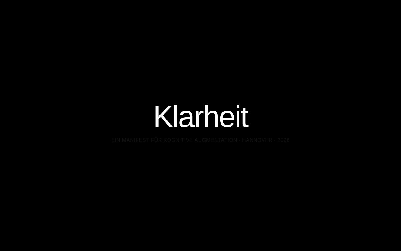 Preview of Clarity Manifesto