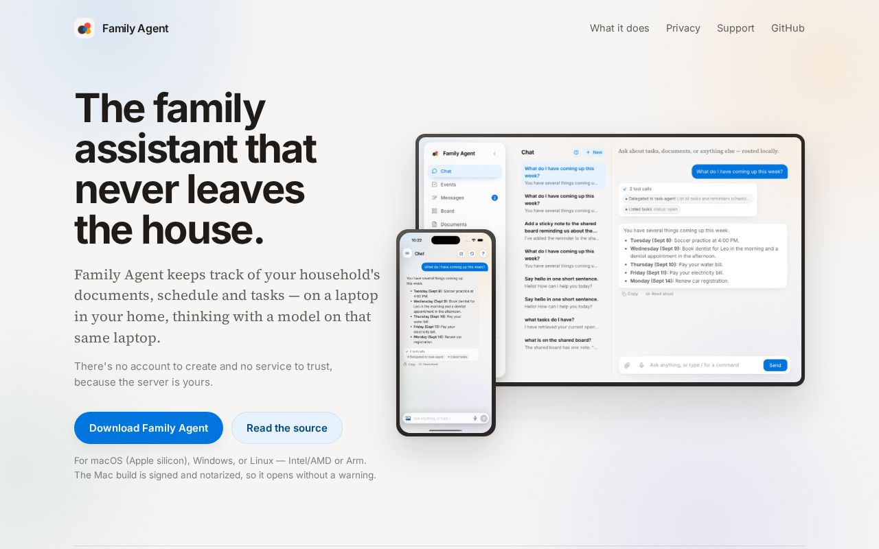 Preview of Family Agent