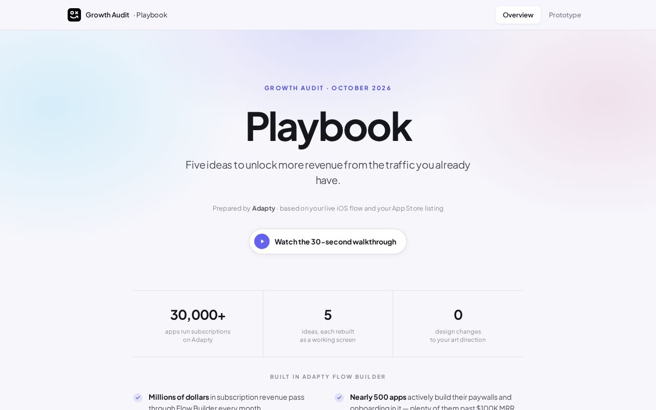Preview of Playbook Flow Rebuild