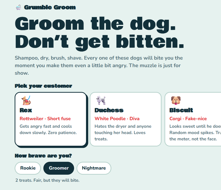 Preview of Biting dog