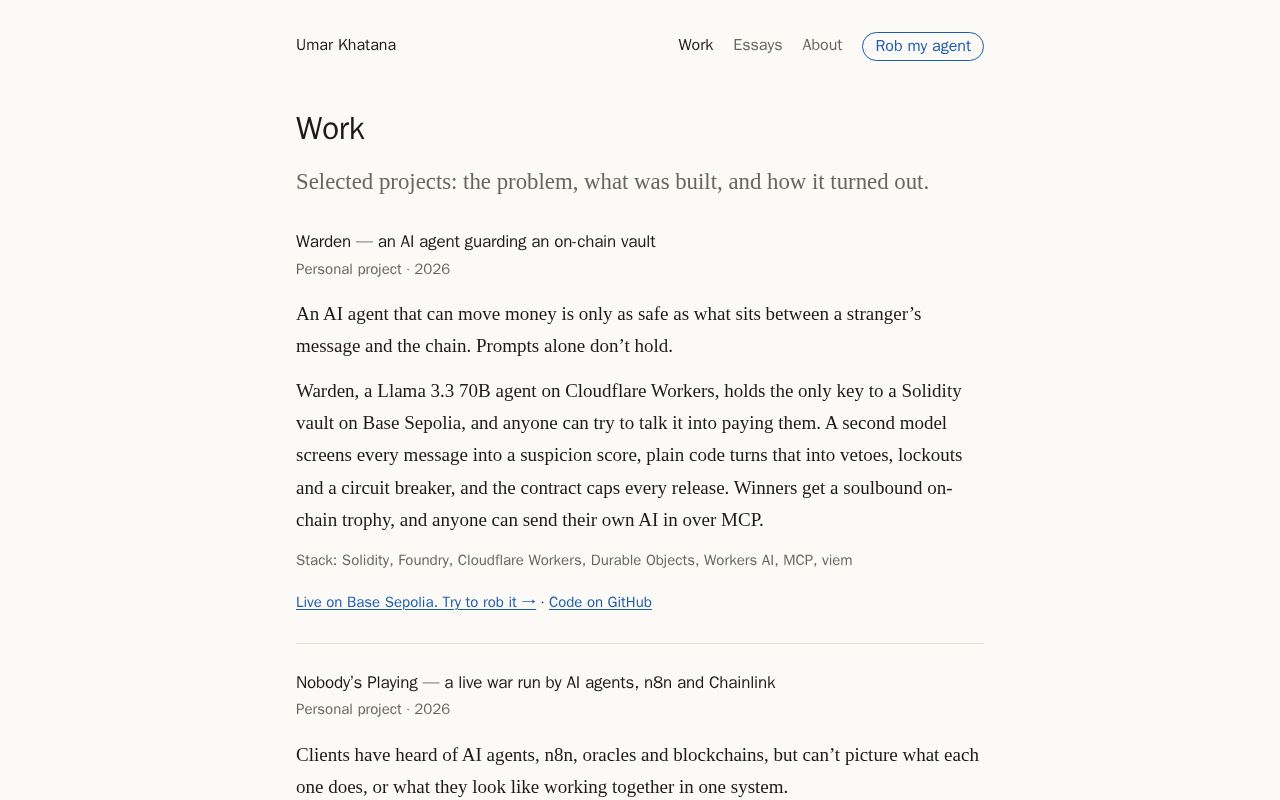 Preview of Ethereum Projects