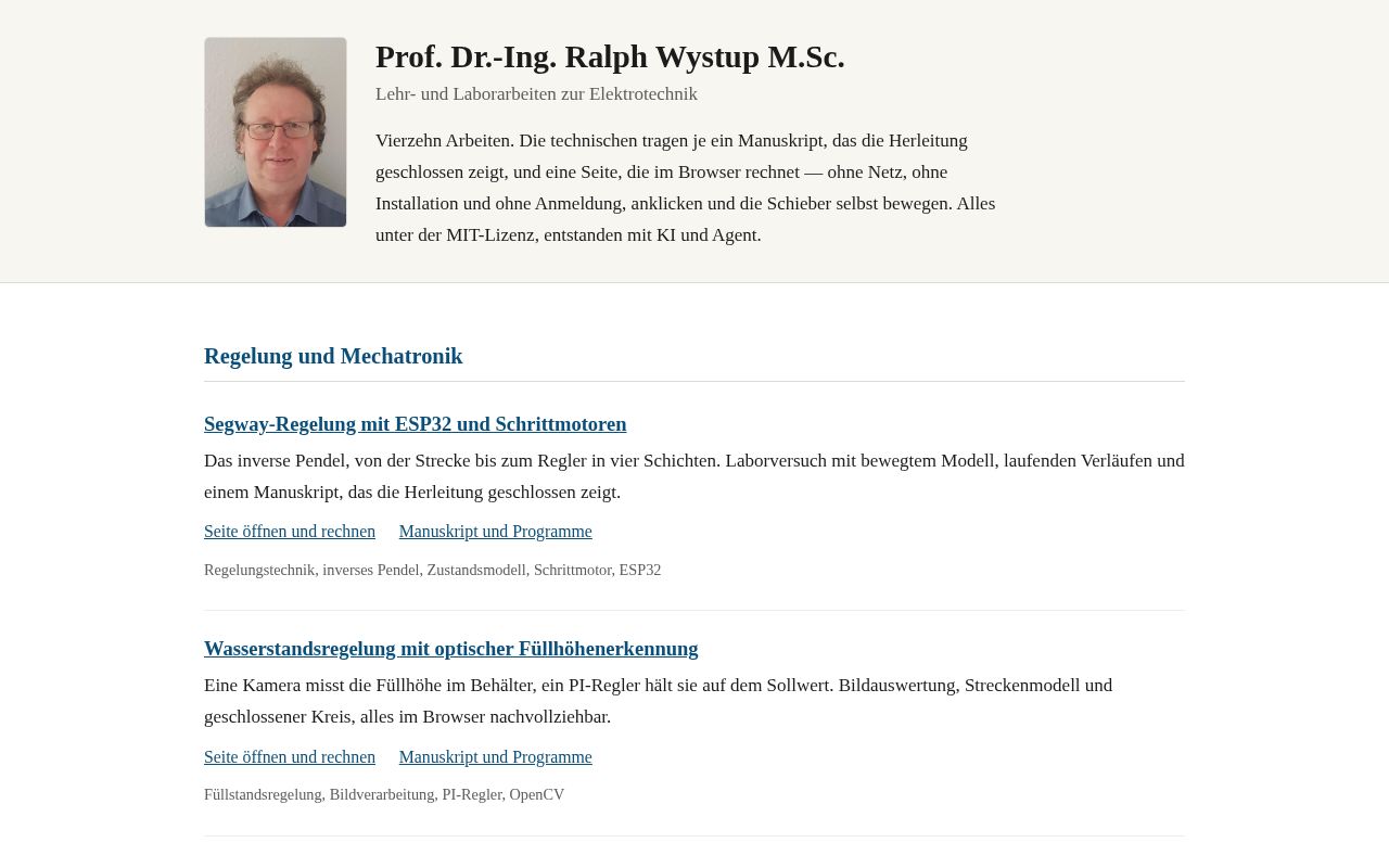 Preview of Prof. Dr.-Ing. Ralph Wystup M.Sc.