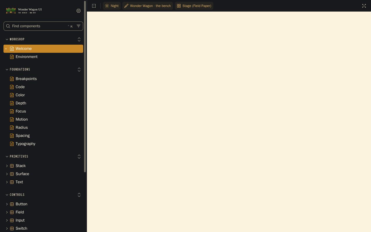 Preview of Wonder Wagon Ui