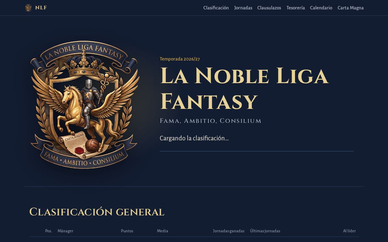 Preview of La Noble Liga Fantasy