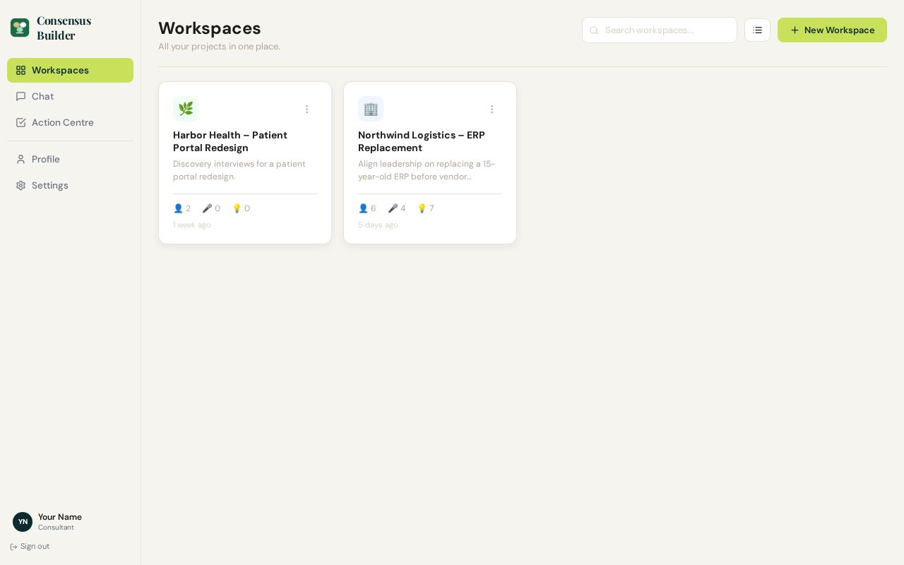 Preview of Stakeholder Consensus Builder Deploy