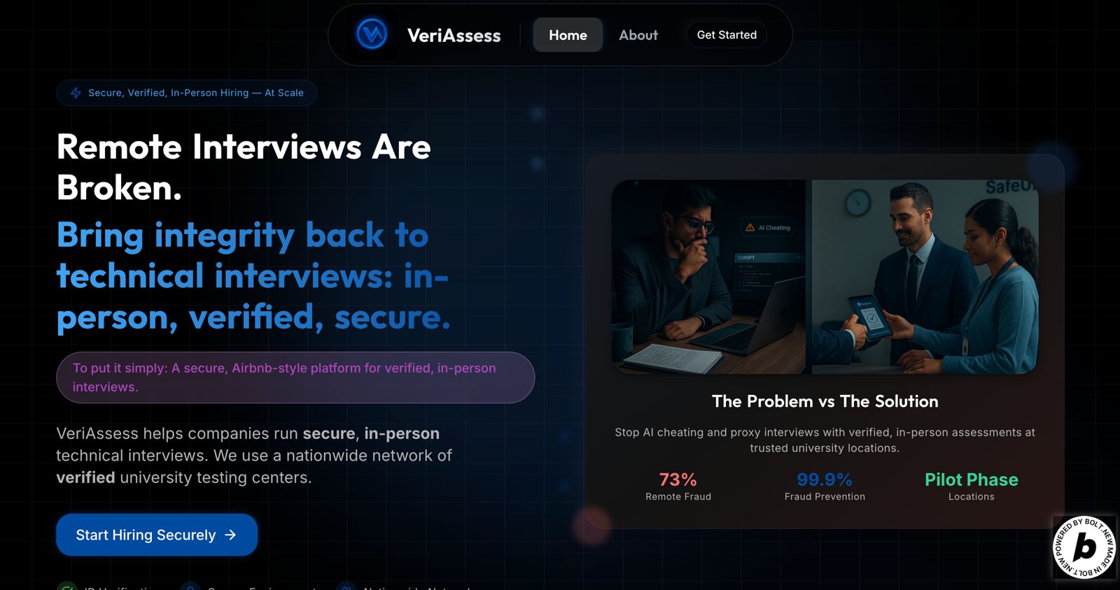 Preview of VeriAssess: Your Solution for Fraud-Proof Hiring