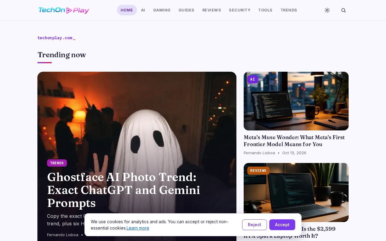 Preview of AI, Gaming, Security and Tech