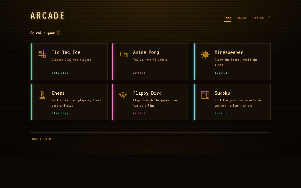 Preview of Arcade404 Com