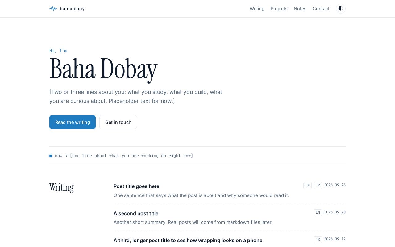 Preview of Bahadobay Github Io