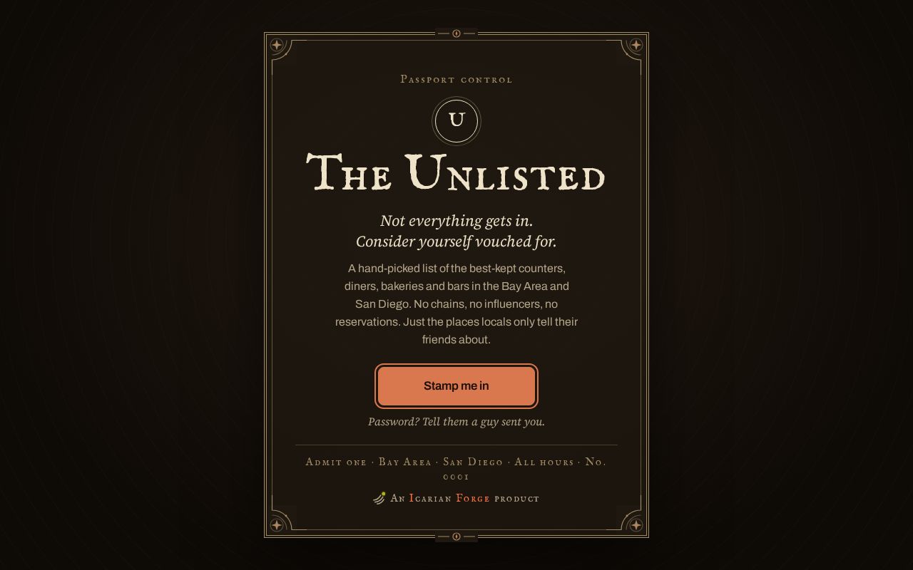 Preview of The Unlisted
