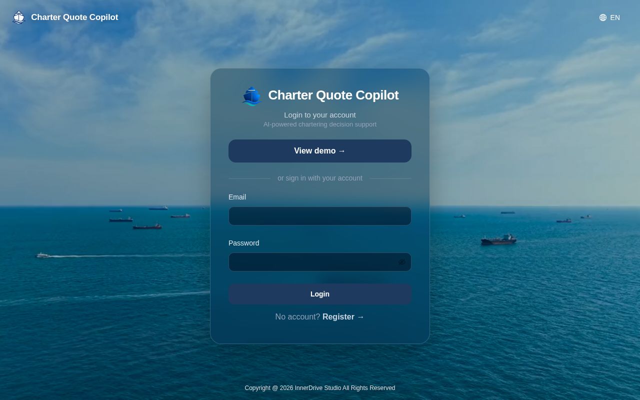 Preview of Charter Quote Copilot Demo