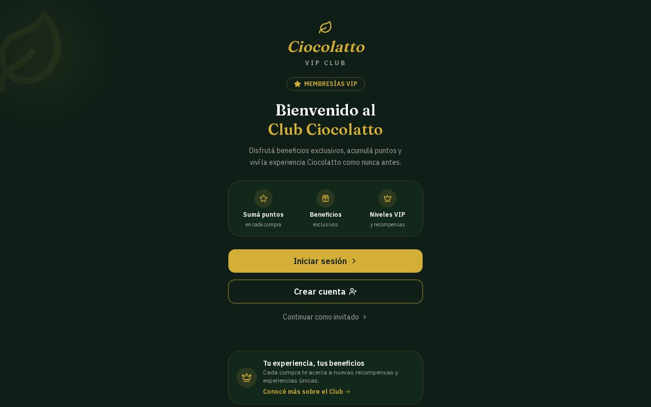 Preview of Club Ciocolatto