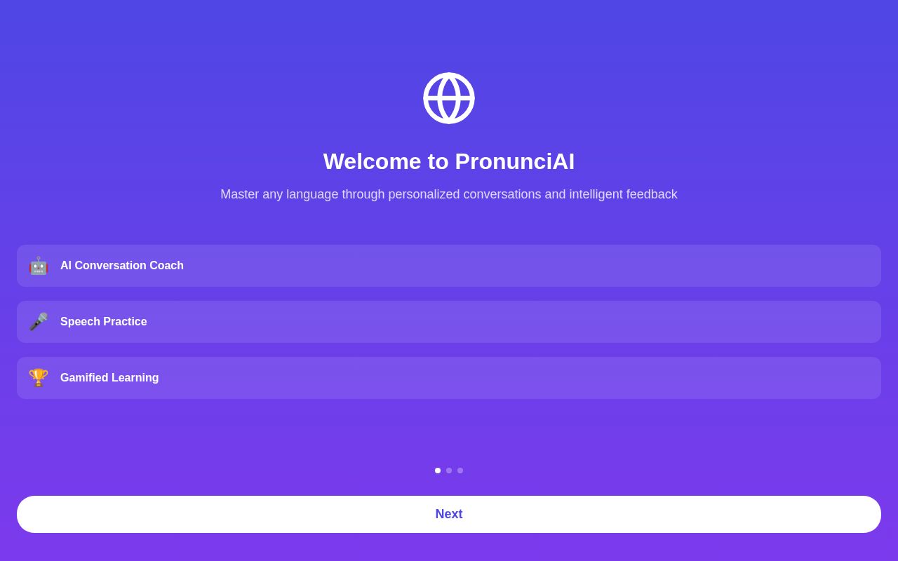 Preview of PronunciAI