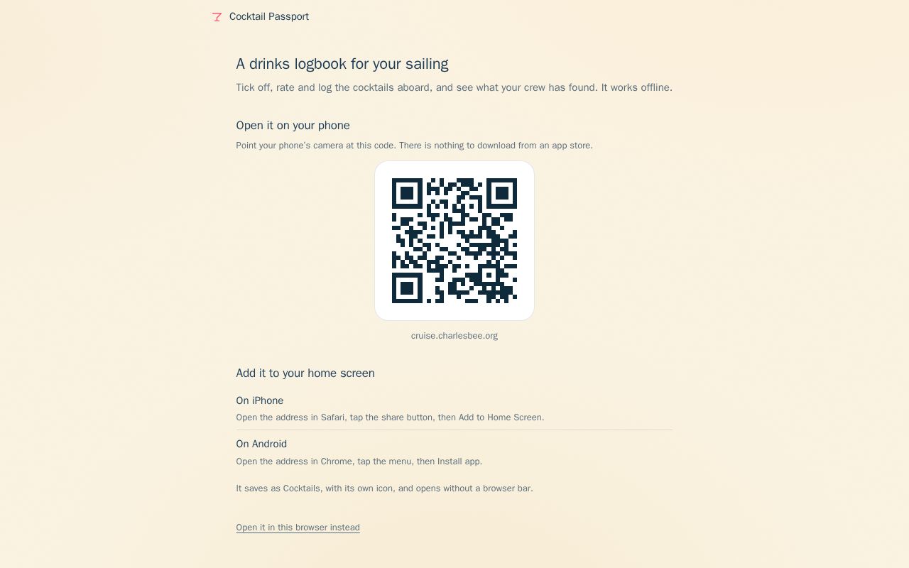 Preview of Cruise Passport
