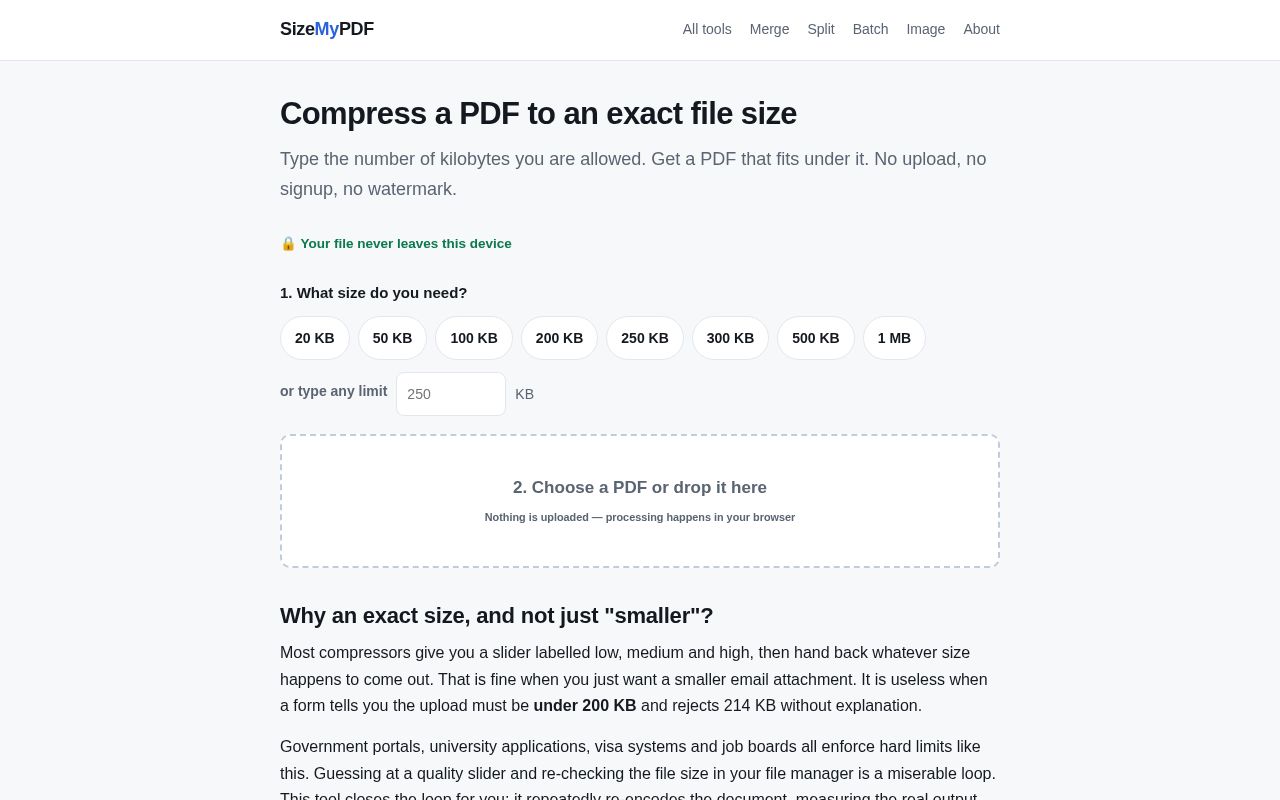 Preview of Sizemypdf