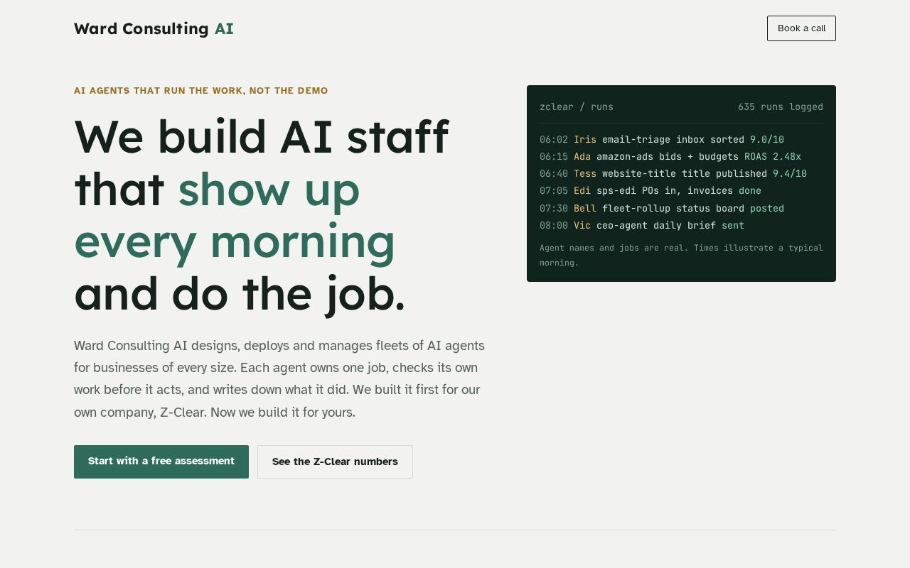 Preview of Wardconsulting Site
