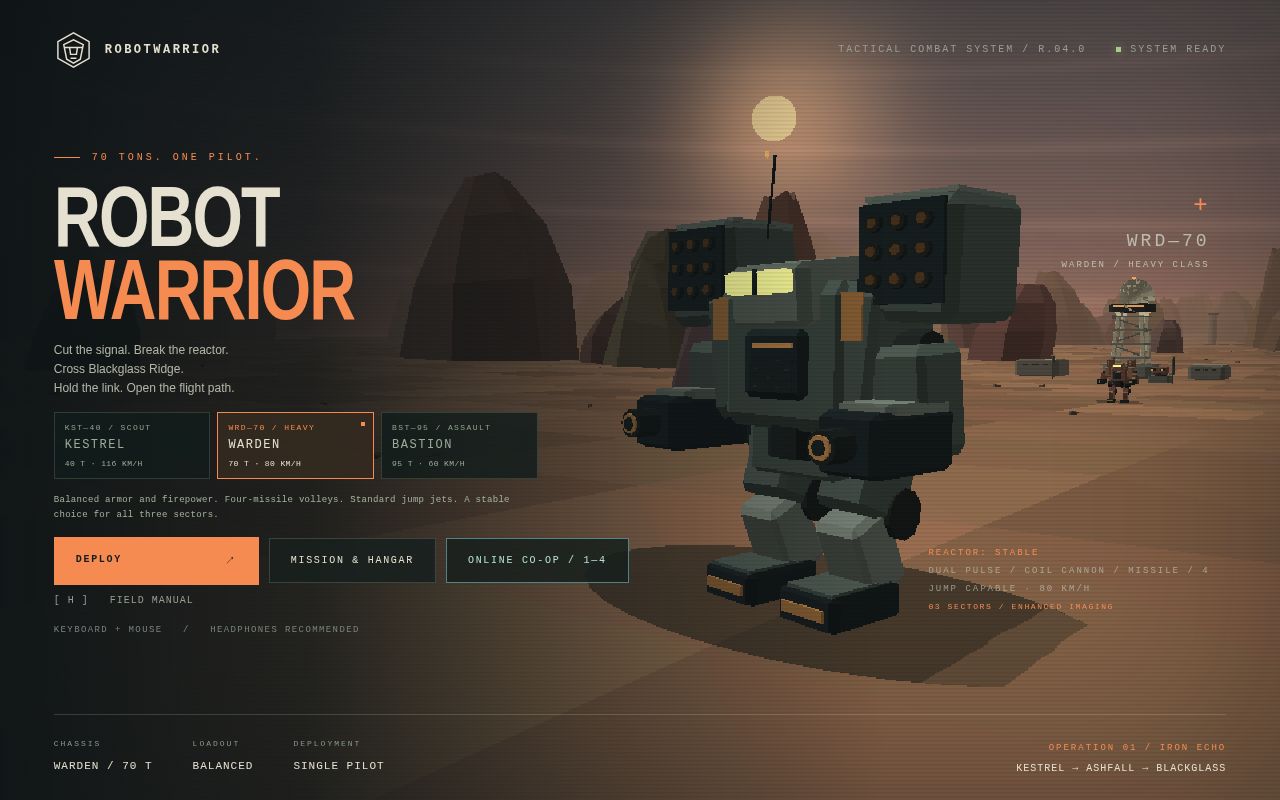 Preview of Robot Warrior