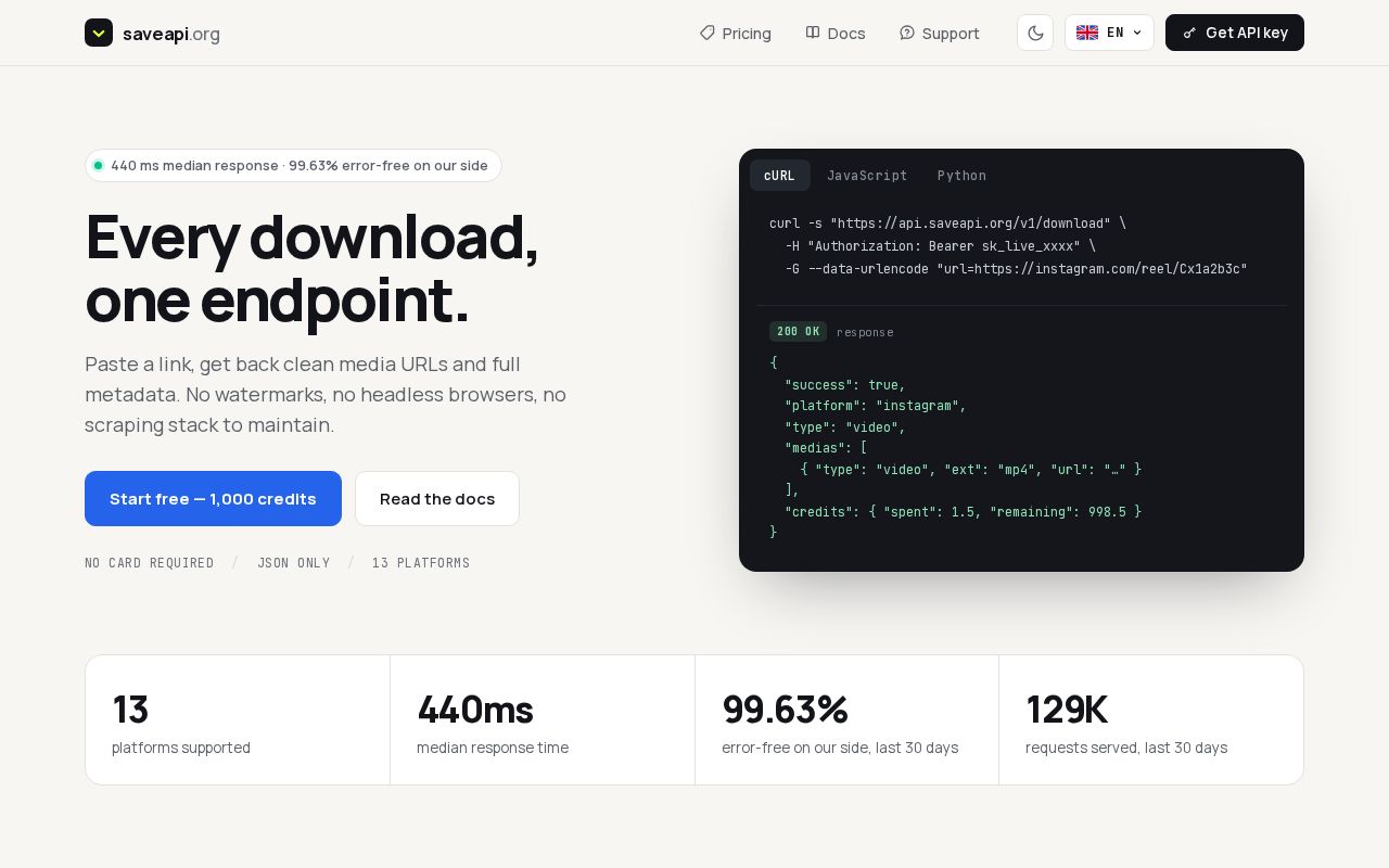 Preview of Saveapi Sdk