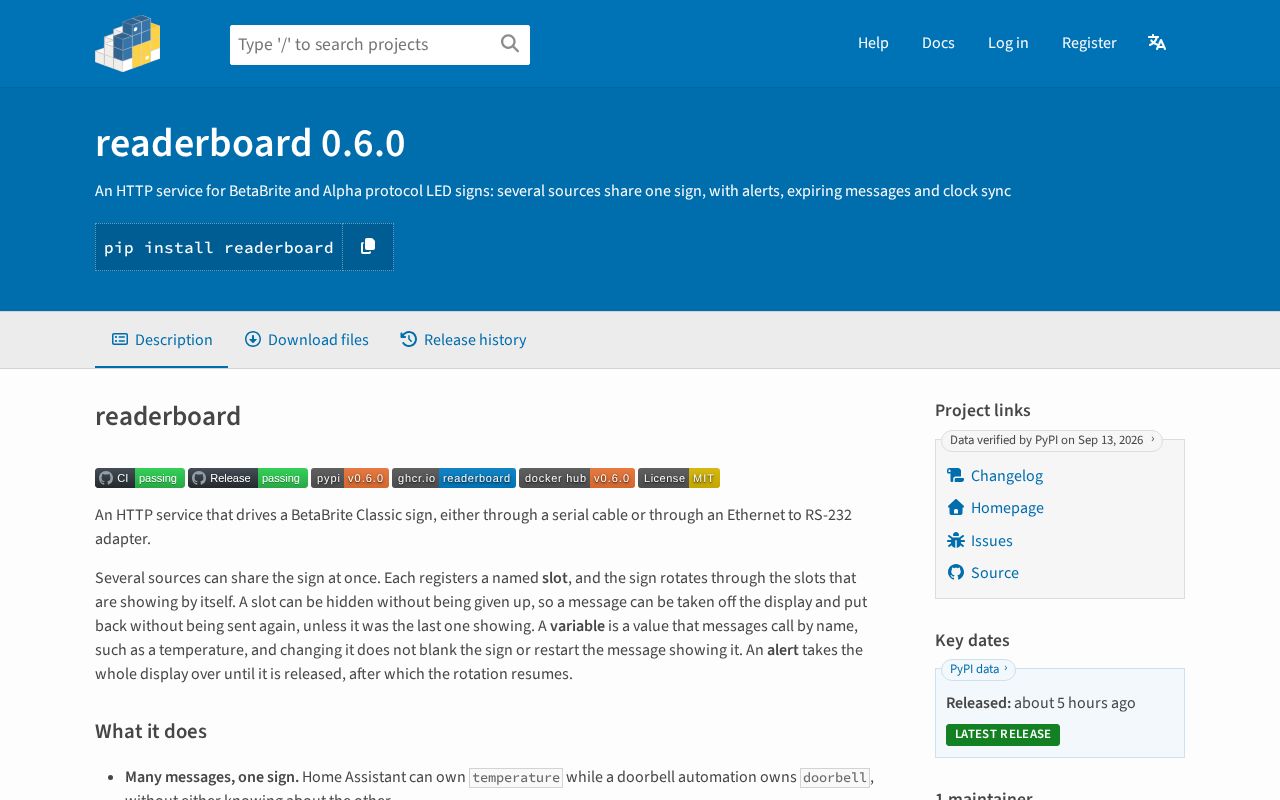 Preview of Readerboard