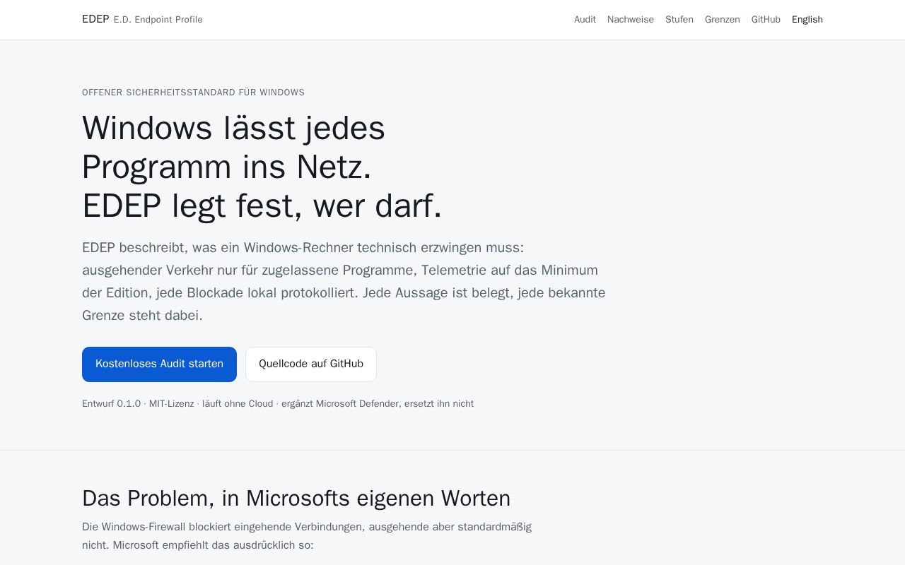 Preview of EDEP