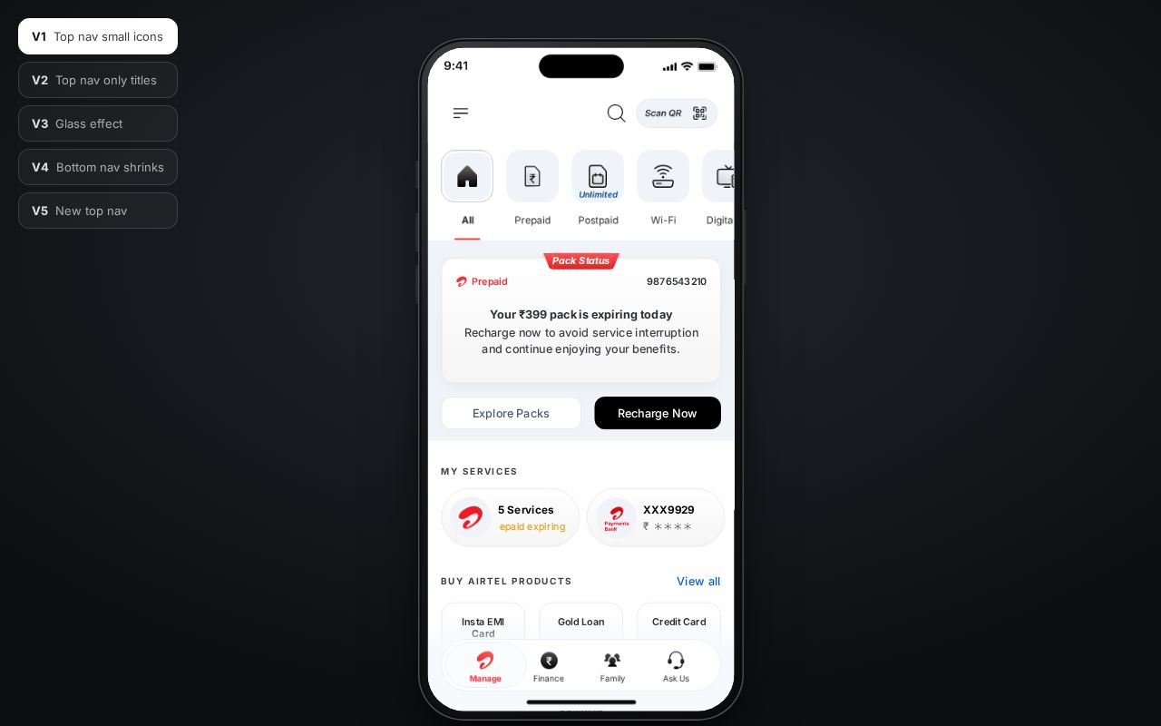 Preview of Homepage Interactions