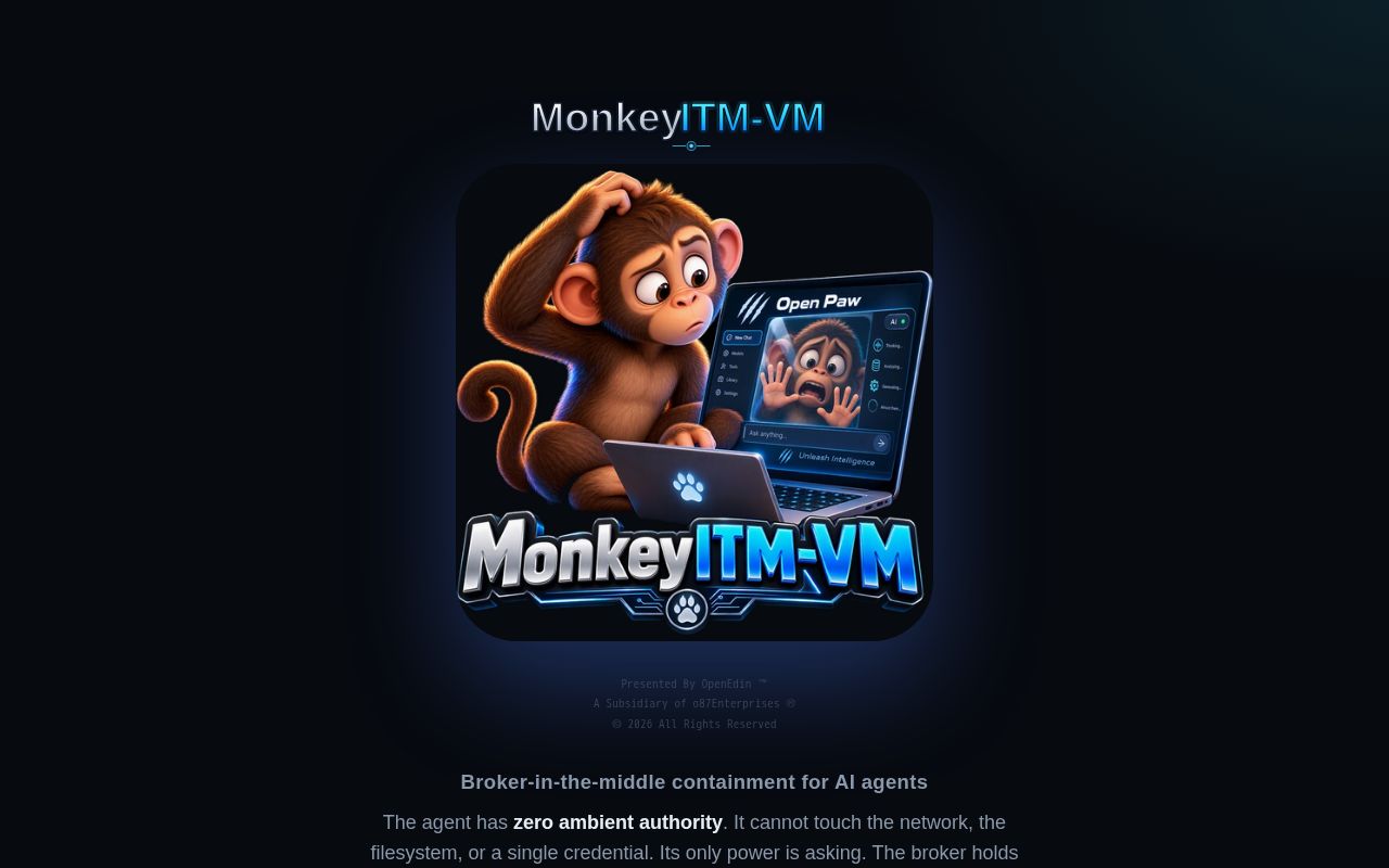 Preview of MonkeyITM VM
