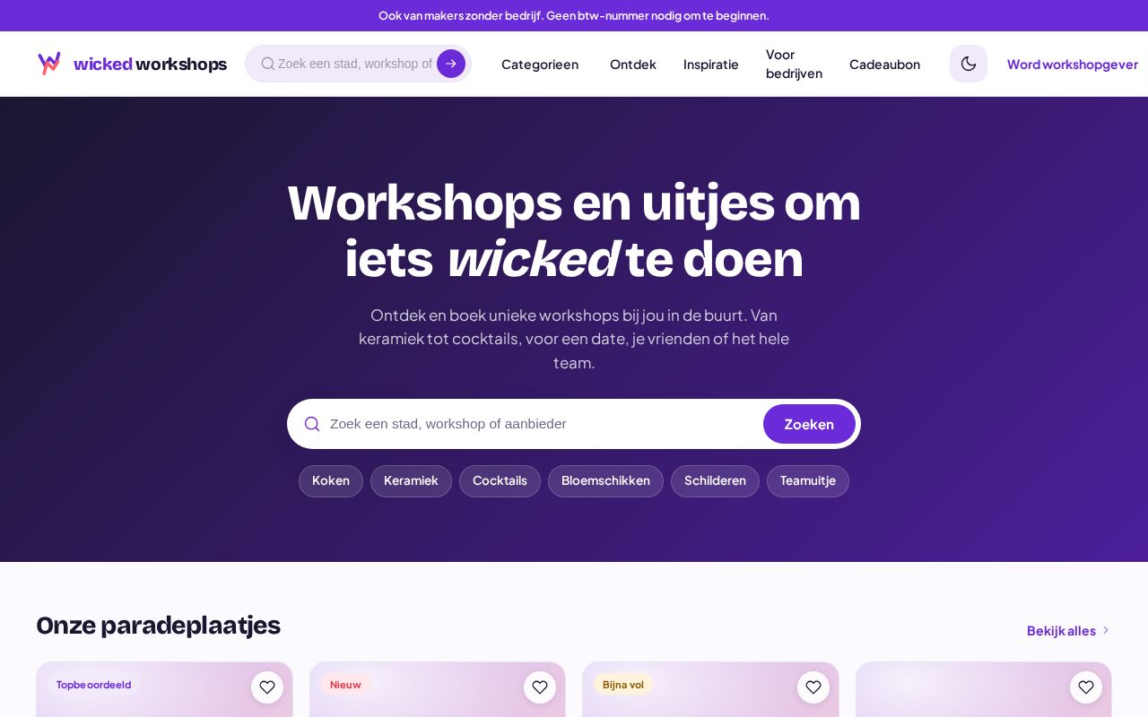 Preview of Wicked Workshops