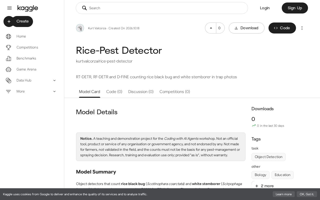 Preview of Rice Pest Detector