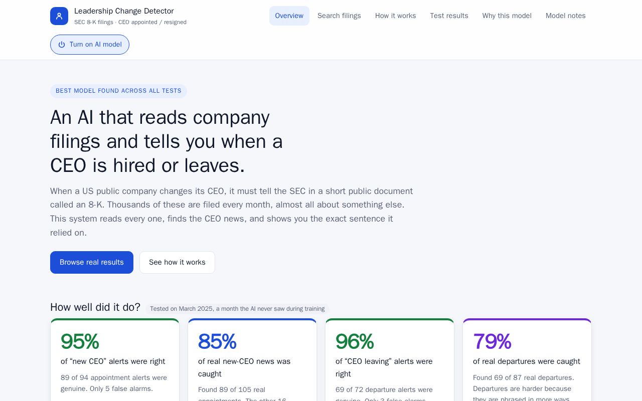 Preview of Ceo Change Detector Ui