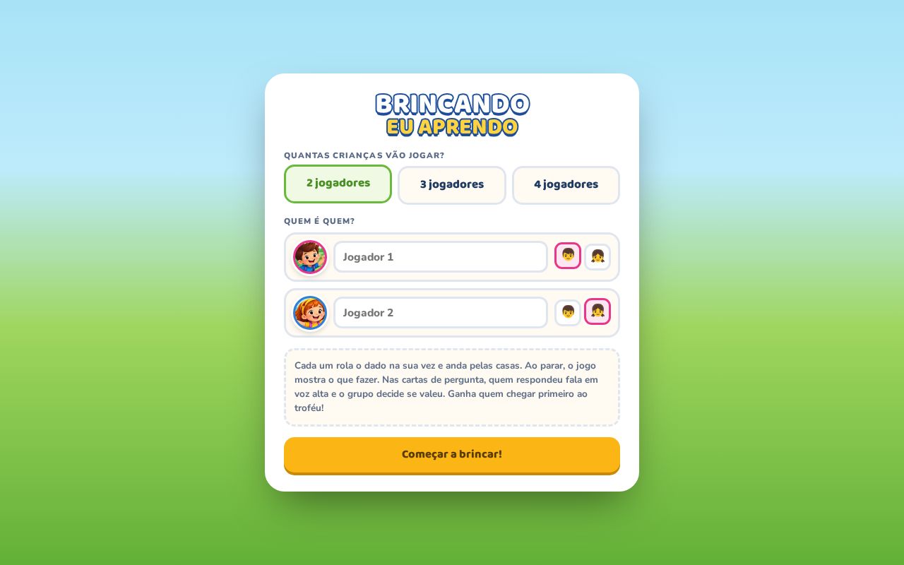 Preview of Brincando Eu Aprendo