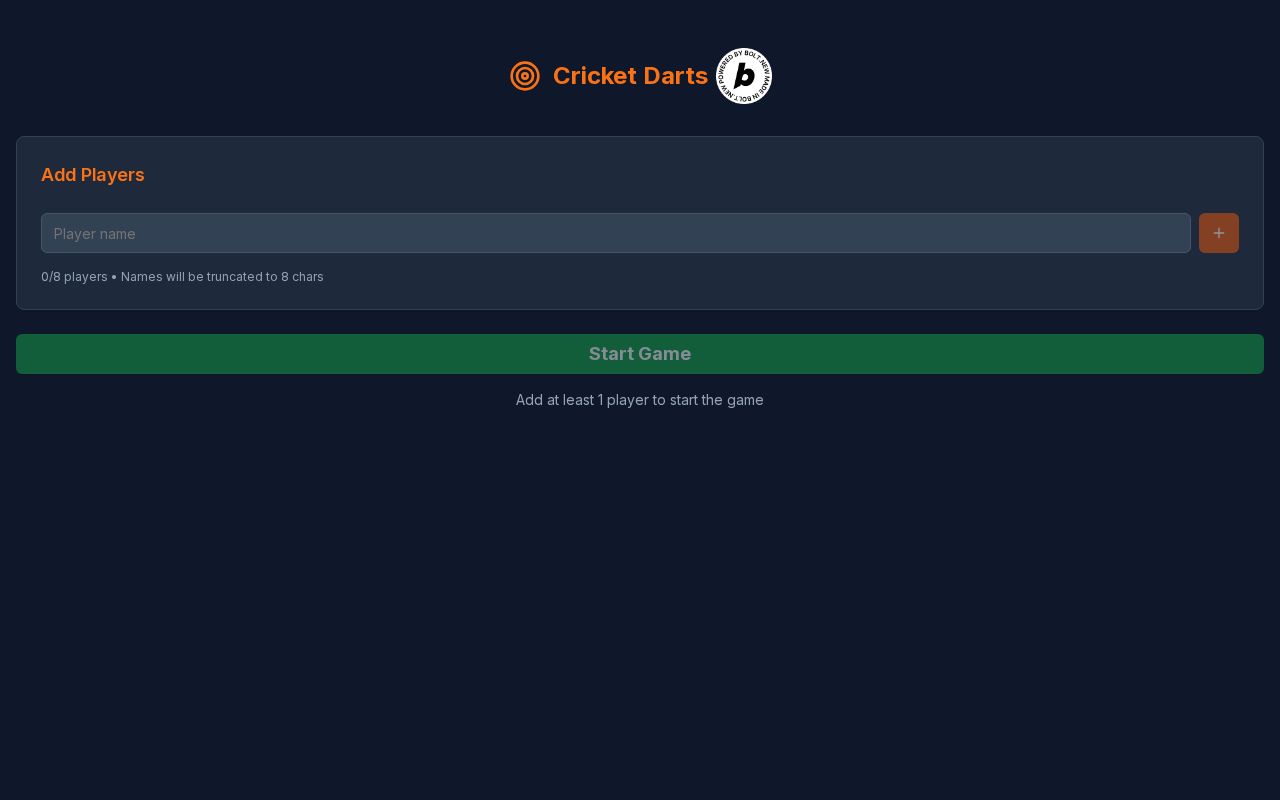 Preview of Kroket - Darts Game