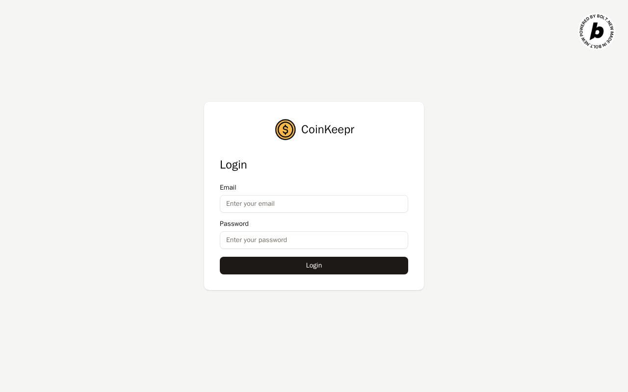 Preview of Coinkeepr